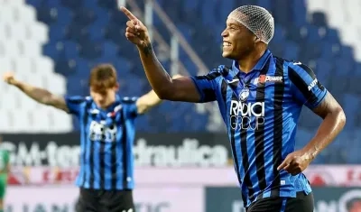 El delantero colombiano Luis Fernando Muriel.