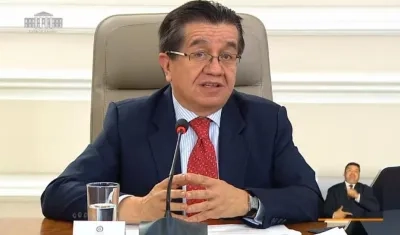 Ministro de Salud, Fernando Ruíz.
