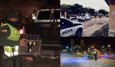 Operativos de la Policía.