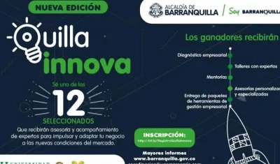 Quilla Innova escogerá 12 empresas.
