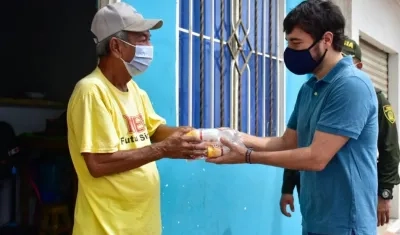 El Alcalde de Barranquilla, Jaime Pumarejo.