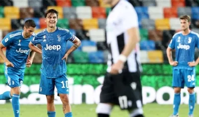 La frustración de Paulo Dybala.