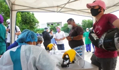 Cerco sanitario en Soledad.