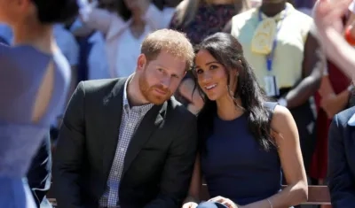 El príncipe Enrique y Meghan Markle.