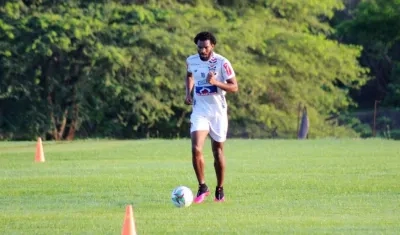 Didier Moreno, volante de Junior.