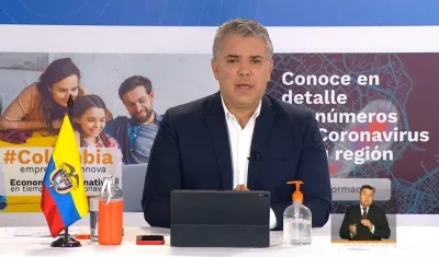 Iván Duque, Presidente de Colombia.