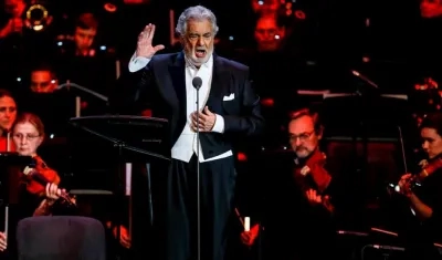 El tenor español Plácido Domingo.