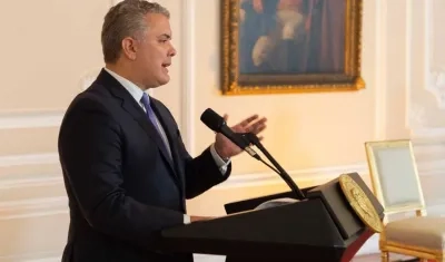 El Presidente de la República, Iván Duque.