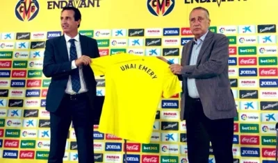 El técnico español Unai Emery.