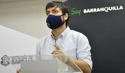 El Alcalde de Barranquilla, Jaime Pumarejo.