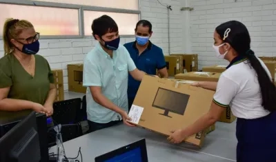 El Alcalde de Barranquilla, Jaime Pumarejo.