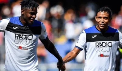 Duván Zapata y Luis Fernando Muriel.