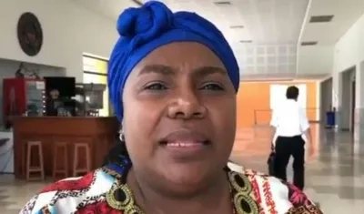 La líder social colombiana Yaneth Mosquera.
