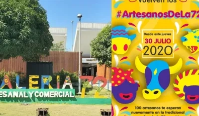 Galería Artesanal de la 72 en Barranquilla.