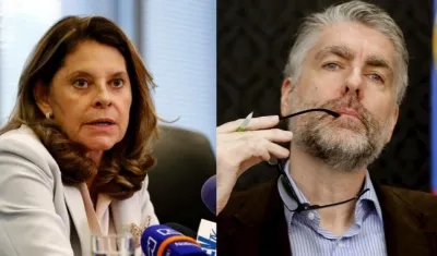 Marta Lucía Ramírez y Jeremy McDermott.