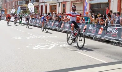 La celebración del colombiano.