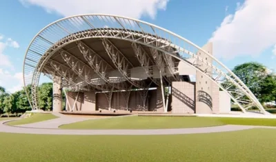 Así será la concha acústica en Baranoa.