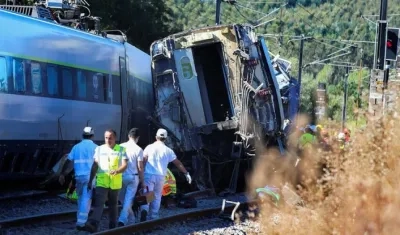Lugar del accidente en la localidad portuguesa de Soure, en el distrito de Coimbra.