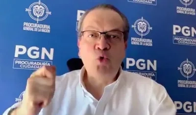 El Procurador General de la Nación, Fernando Carrillo.