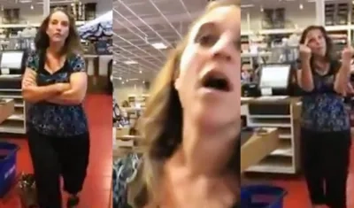 Imágenes del bochornoso episodio.