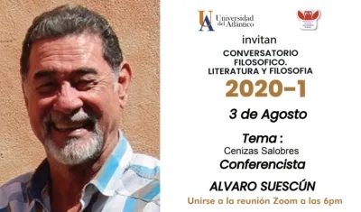 Álvaro Suescún es el invitado al Conversatorio Filosófico de la Universidad del Atlántico.