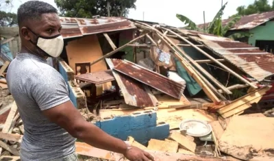 Estragos causados por 'Isaías' en República Dominicana.
