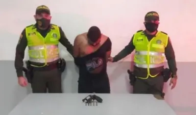 Jhon Henry fue conducido a la URI de la Fiscalía.