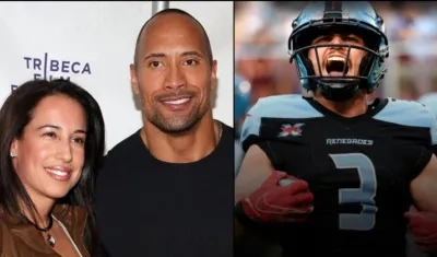 El actor Dwayne Johnson, conocido como 'The Rock', y su exesposa, la empresaria Dany Garcia.