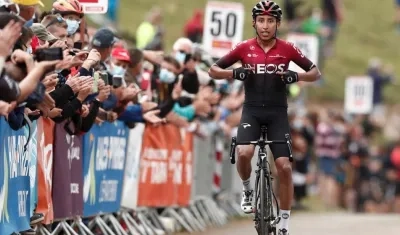 El colombiano Egan Bernal.