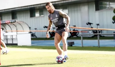 El defensa Sergio Ramos.