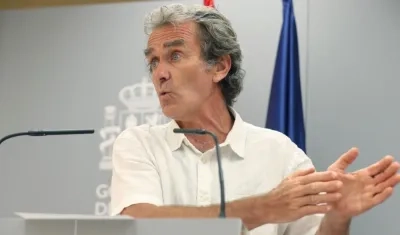 Fernando Simón, portavoz del Ministerio de Sanidad.