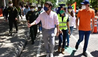 El alcalde de Barranquilla, Jaime Pumarejo.