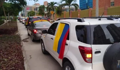 Imagen de la caravana.