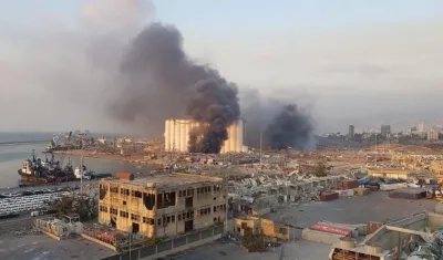 Varias personas resultaron heridas y gran área gravemente afectada en Líbano.
