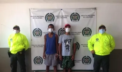 José Guillermo Urinas Frías, de 23 años; y Vidal Enrique Cabrera Villamil, de 19. 