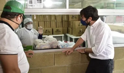 El Alcalde de Barranquilla, Jaime Pumarejo.