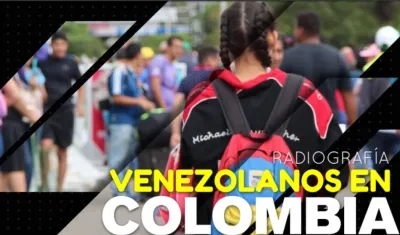 Radiografía de venezolanos en Colombia.