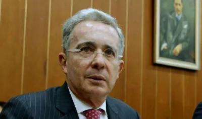Álvaro Uribe, expresidente de Colombia.