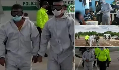 Los capturados en los operativos.