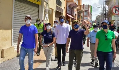 El Alcalde de Barranquilla, Jaime Pumarejo.