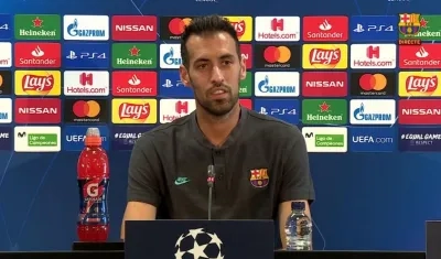 El jugador del Barcelona Sergio Busquets.