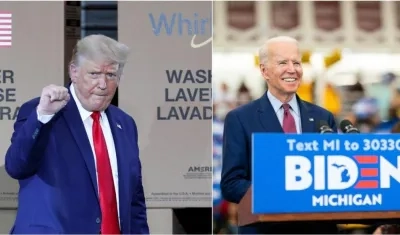Donald Trump y Joe Biden.