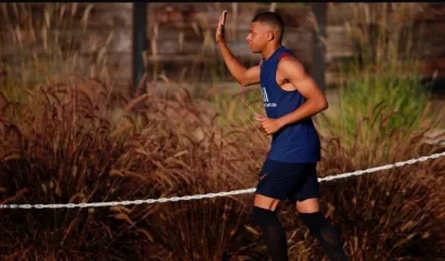 El internacional francés Kylian Mbappé.