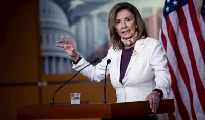 La jefa de la Cámara de Representantes de EE.UU., Nancy Pelosi.
