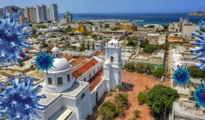 Panorámica de Santa Marta.