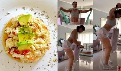 Helen Pérez aconseja alimentarse bien y hacer ejercicio.