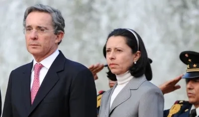 Lina Moreno de Uribe, esposa del expresidente Álvaro Uribe.