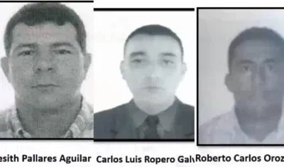 Los tres hombres fueron asegurados en centro carcelario.
