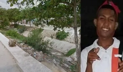 Kleiner Manuel Morales Mercado cayó en este punto del arroyo del barrio Las Américas.