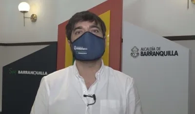 El Alcalde de Barranquilla, Jaime Pumarejo.